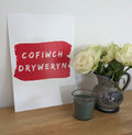 Cofiwch Dryweryn, an A4 high quality unframed print.