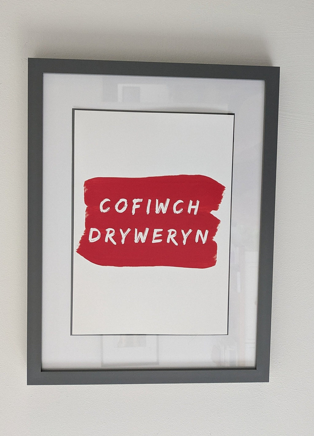 Cofiwch Dryweryn, an A4 high quality unframed print.