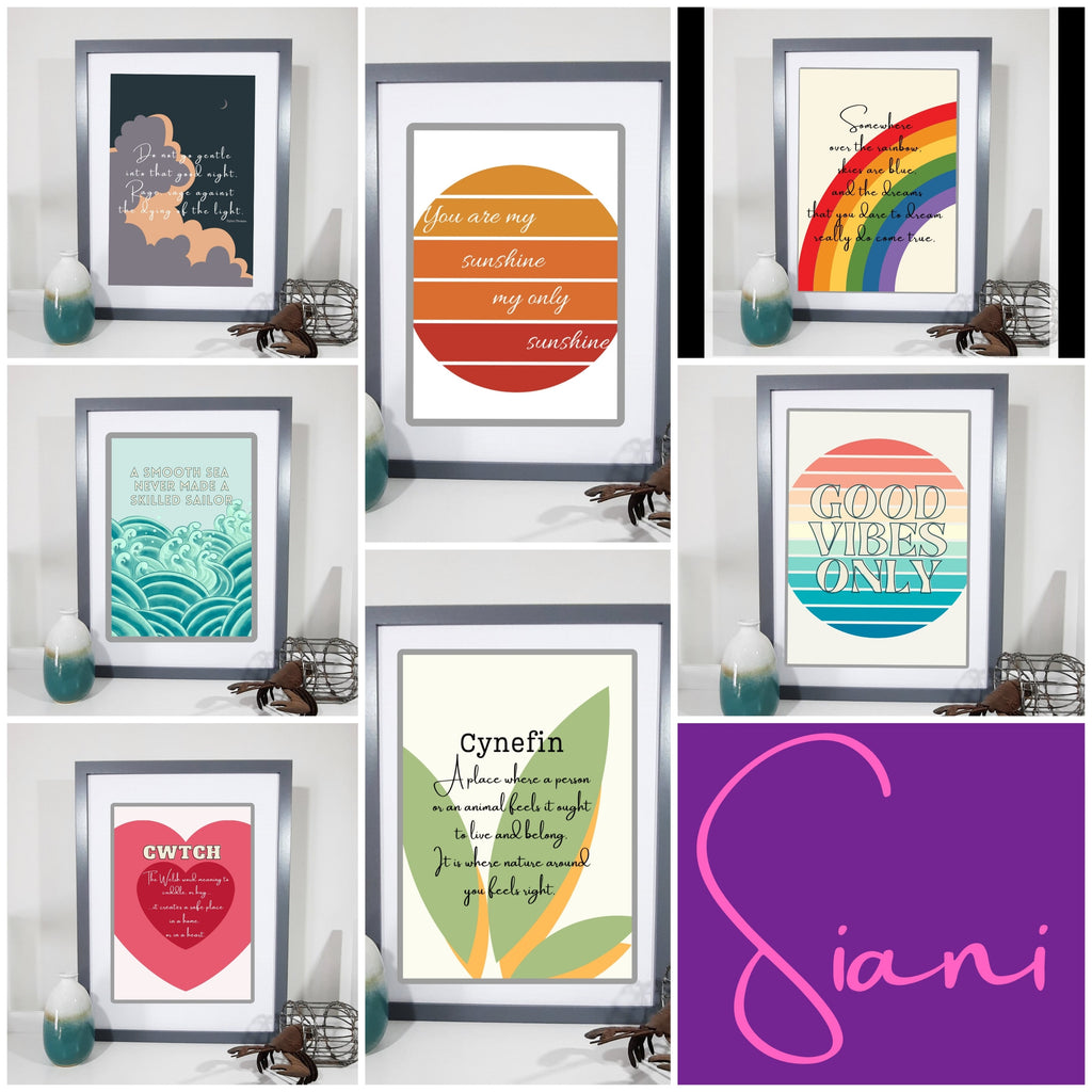 Hiraeth,  A5 Welsh print, Hiraeth print, Welsh Wall art, Welsh poster, Cymru, Meaning of Hiraeth, Digital Art, Print to frame, Welsh gift,